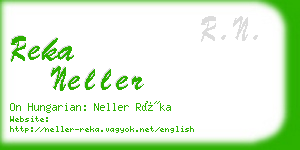 reka neller business card